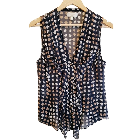 Anthropologie Tops - Anthro Moulinette Soeurs Freckled Silk Top 8